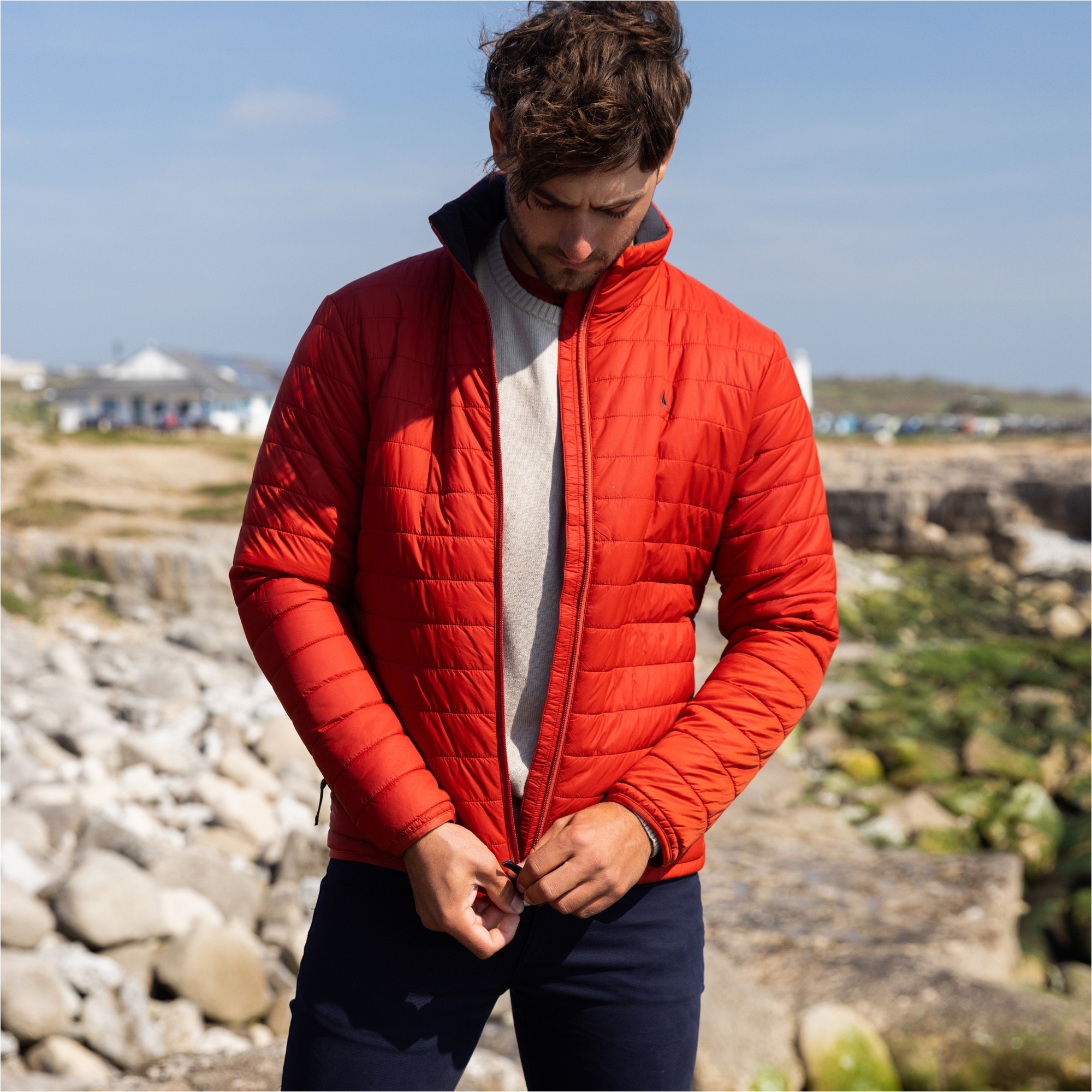 2025 Musto Hommes Original Lite Puffer Jacket 85111 - Rust